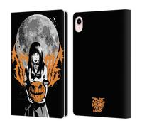 Head Case Designs Officially Licensed Zombie Makeout Club Halloween Pumpkin Graphics Leather Wallet Case Compatible With Apple iPad mini (2021/2024)