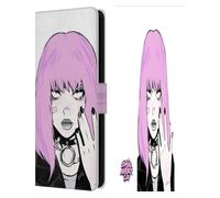 Head Case Designs Officially Licensed Zombie Makeout Club Pink Hair Graphics Leather Wallet Case Compatible With Samsung Galaxy S25 FE