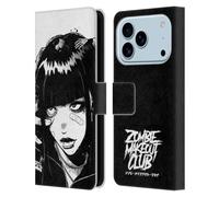 Head Case Designs Officially Licensed Zombie Makeout Club See Thru You Art Leather Wallet Case Compatible With Apple iPhone 17 Pro