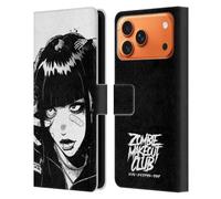 Head Case Designs Officially Licensed Zombie Makeout Club See Thru You Art Leather Wallet Case Compatible With Apple iPhone 17 Pro Max
