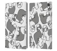 Head Case Designs Old English Sheepdog Dog Breed Patterns 4 Leather Wallet Case Compatible With Amazon Fire Max 11 2023