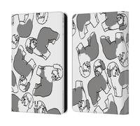Head Case Designs Old English Sheepdog Dog Breed Patterns 4 Leather Wallet Case Compatible With Amazon Kindle 11th Gen (2024)