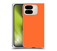 Head Case Designs Orange Block Colours Hard Back Case Compatible With Google Pixel 9 Pro Fold