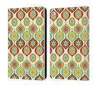 Head Case Designs Ornaments Retro Christmas Leather Wallet Case Compatible With Apple iPad Air 2 (2014)