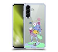 Head Case Designs Outta Here Alien Girls In Space Gel Case [Military Grade Protection] Compatible With Samsung Galaxy A56 5G