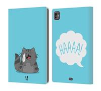 Head Case Designs Phew Wilbur The Cat Leather Wallet Case Compatible With Apple iPad Pro 11 M4/M5 2024/2025