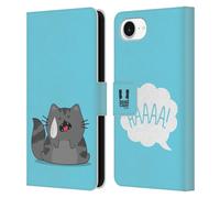 Head Case Designs Phew Wilbur The Cat Leather Wallet Case Compatible With Apple iPhone 16e