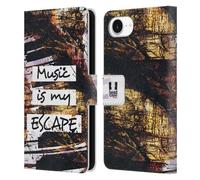 Head Case Designs Piano Keys All About Music Leather Wallet Case Compatible With Apple iPhone 16e
