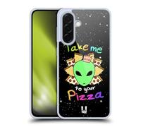 Head Case Designs Pizza Leader Alien Emoji Gel Case [Military Grade Protection] Compatible With Samsung Galaxy A36 5G