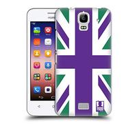 Head Case Designs Plain Union Jack Collection Hard Back Case for Huawei Y360 / Y3