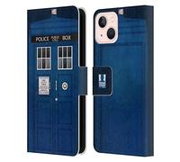 Head Case Designs Police Box I Love London Leather Wallet Case Compatible With Apple iPhone 13