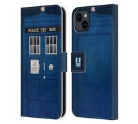 Head Case Designs Police Box I Love London Leather Wallet Case Compatible With Apple iPhone 15 Plus