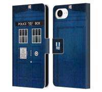 Head Case Designs Police Box I Love London Leather Wallet Case Compatible With Apple iPhone 16e / iPhone 17e