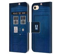 Head Case Designs Police Box I Love London Leather Wallet Case Compatible With Apple iPhone 7/8 / SE 2020 & 2022