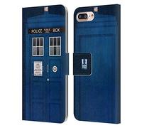 Head Case Designs Police Box I Love London Leather Wallet Case Compatible With Apple iPhone 7 Plus/iPhone 8 Plus