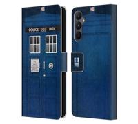 Head Case Designs Police Box I Love London Leather Wallet Case Compatible With Samsung Galaxy A05s