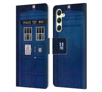 Head Case Designs Police Box I Love London Leather Wallet Case Compatible With Samsung Galaxy A54 5G