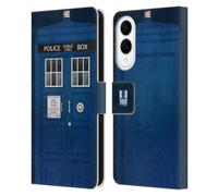 Head Case Designs Police Box I Love London Leather Wallet Case Compatible With Samsung Galaxy S25 Edge