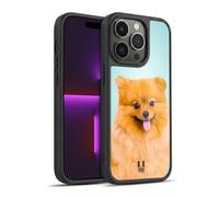Head Case Designs Pomeranian Dog Popular Dog Breeds Gel Armour Case [Military Grade Protection] Compatible With Apple iPhone 14 Pro