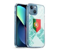 Head Case Designs Portugal Portuguese Português Football Kit Flags Gel Case [Military Grade Protection] Compatible with Apple iPhone 13 Mini and Compatible with MagSafe