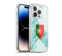 Head Case Designs Portugal Portuguese Português Football Kit Flags Gel Case [Military Grade Protection] Compatible with Apple iPhone 13 Pro and Compatible with MagSafe