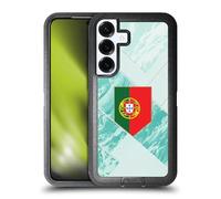 Head Case Designs Portugal Portuguese Português Football Kit Flags Ultra-Armoured Shockproof Case [Military Grade Protection] Compatible With Samsung Galaxy S25+