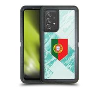 Head Case Designs Portugal Portuguese Português Football Kit Flags Ultra-Armoured Shockproof Case [Military Grade Protection] Compatible With Galaxy A52 / A52s / 5G (2021)