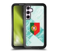Head Case Designs Portugal Portuguese Português Football Kit Flags Ultra-Armoured Shockproof Case [Military Grade Protection] Compatible With Samsung Galaxy A35 5G