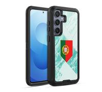 Head Case Designs Portugal Portuguese Português Football Kit Flags Ultra-Armoured Shockproof Case [Military Grade Protection] Compatible With Samsung Galaxy S25