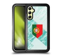 Head Case Designs Portugal Portuguese Português Football Kit Flags Ultra-Armoured Shockproof Case [Military Grade Protection] Compatible With Samsung Galaxy A34 5G