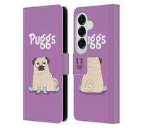 Head Case Designs Puggs Piper The Pug Leather Wallet Case Compatible With Samsung Galaxy S26