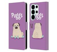 Head Case Designs Puggs Piper The Pug Leather Wallet Case Compatible With Samsung Galaxy S26 Ultra