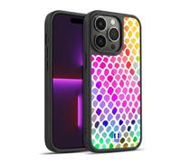 Head Case Designs Rainbow Snake Mad Prints Gel Armour Case [Military Grade Protection] Compatible With Apple iPhone 14 Pro