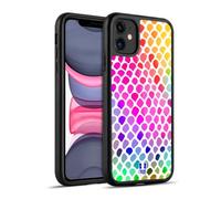 Head Case Designs Rainbow Snake Mad Prints Gel Armour Case [Military Grade Protection] Compatible With Apple iPhone 11