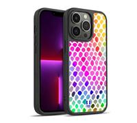 Head Case Designs Rainbow Snake Mad Prints Gel Armour Case [Military Grade Protection] Compatible With Apple iPhone 13 Pro