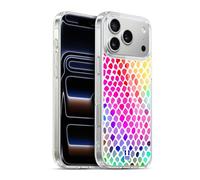 Head Case Designs Rainbow Snake Mad Prints Gel Case [Military Grade Protection] Compatible with Apple iPhone 17 Pro Max and Compatible with MagSafe