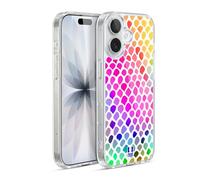 Head Case Designs Rainbow Snake Mad Prints Gel Case [Military Grade Protection] Compatible with Apple iPhone 17 and Compatible with MagSafe