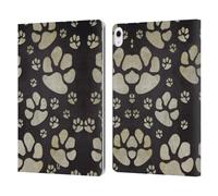 Head Case Designs Random Paws Leather Wallet Case Compatible With Apple iPad Air 13 2024/2025
