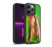 Head Case Designs Rastafarian Dog Dreadlocks Funny Animals Gel Armour Case [Military Grade Protection] Compatible With Apple iPhone 14 Pro