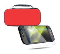 Head Case Designs Red Hard Storage Travel Carry Case and Screen Protector Compatible with Nintendo Switch 2