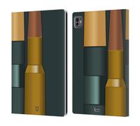 Head Case Designs Rifle Bullets Metal Slugs Leather Wallet Case Compatible With Apple iPad Pro 11 M4 2024