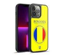Head Case Designs Romania Romanian României Flag Flag Patches Set 2 Gel Armour Case [Military Grade Protection] Compatible With Apple iPhone 13 Pro Max