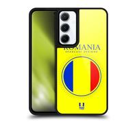 Head Case Designs Romania Romanian României Flag Flag Patches Set 2 Gel Armour Case [Military Grade Protection] Compatible With Samsung Galaxy A55 5G