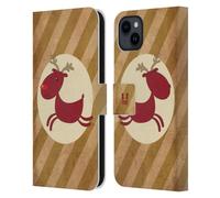 Head Case Designs Rudolph Christmas Classics Leather Wallet Case Compatible With Apple iPhone 15 Plus