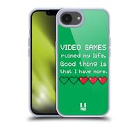Head Case Designs Ruined My Life A Gamer'S Life Gel Case [Military Grade Protection] Compatible with Apple iPhone 16e and Compatible with MagSafe