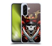 Head Case Designs Samurai Skull Warriors Gel Case [Military Grade Protection] Compatible With Samsung Galaxy A36 5G