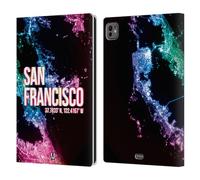 Head Case Designs San Francisco City Lights Leather Wallet Case Compatible With Apple iPad Pro 11 M4 2024