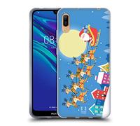 Head Case Designs Santa On His Sleigh Jolly Christmas Toons Soft Gel Case Compatible With Huawei Y6 Pro (2019)