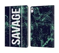 Head Case Designs Savage Marble Trend Mix Leather Wallet Case Compatible With Apple iPad Air 13 2024/2025