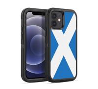 Head Case Designs Scotland Scottish Alba Saltire Football Country Flags Ultra-Armoured Shockproof Case [Military Grade Protection] Compatible With Apple iPhone 12 / iPhone 12 Pro
